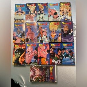 Dragon ball Z Anime vhs Collection 2001 Fusion Kid Buu Lord Slug Majin Buu Rare